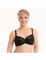 Podprsenka s kosticami Eloise . 5294 black - RosaFaia