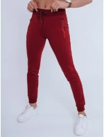 Dámske tepláky JULIET bordová FashionStreet UY0823