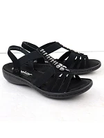 Dámske sandále Romansh black Rieker 60806-00 Dámske sandále Romansh black Rieker 60806-00
