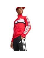 Detská tepláková súprava adidas Seasonal Essentials Tiberio 3-Stripes Tricot red/black JI6214