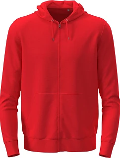 Stedman Classic Zip Hoodie Mikina s kapucňou „Classic“ 05.4500 šarlátovo červená