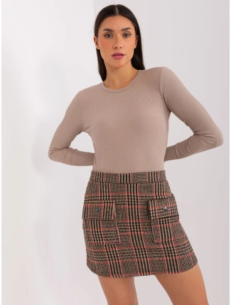 LK SD sukňa 509478.50P čierna a červená