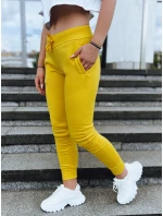 Dámske tepláky FITS žlté UY0534 Dámske tepláky FITS žlté UY0534