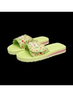 Kubota Klapky na suchý zips pestrofarebná kvetinová zelená K25SS-100-001-18-1