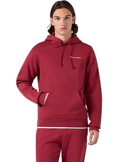 Bluza męska Champion Hooded Sweatshirt czerwona 221790 RS508 pánské