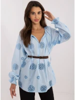 Blúzka LK BZ 509747.80 svetlomodrá