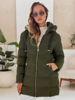 Dámska zimná bunda s kapucňou GABRIELLE zelená FashionStreet TY4364