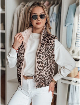 Dámska krátka obojstranná vesta CHIPUFF pink FashionStreet TY4823 Dámska krátka obojstranná vesta CHIPUFF pink FashionStreet TY4823