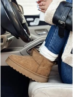 Dámske snežnice na platforme beige FashionStreet ZY1066