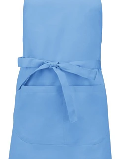 Kariban K 885 Zásterka s náprsenkou 20.K885 sky blue