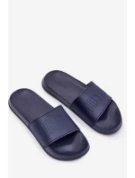 Lekkie Piankowe Klapki Męskie Big Star MM174323 Granatowe