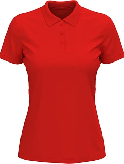 Stedman Lux Polo Women Dámske piqué polo „Lux“ 05.9160 šarlátovo červené