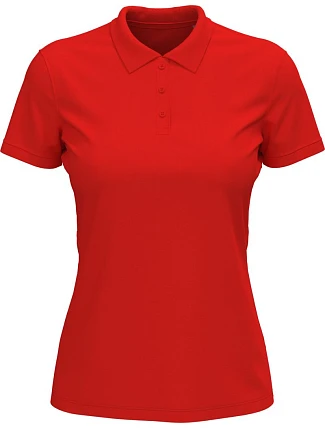 Stedman Lux Polo Women Dámske piqué polo „Lux“ 05.9160 šarlátovo červené Stedman Lux Polo Women Dámske piqué polo „Lux“ 05.9160 šarlátovo červené