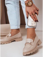 Dámske béžové mokasíny MNIMNI FashionStreet ZY0659 Dámske béžové mokasíny MNIMNI FashionStreet ZY0659