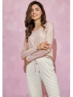 Taro Gina 3246 long/r S-XL Z24/25 dámske pyžamo