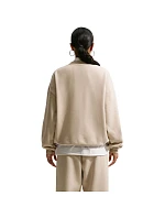 Dámska mikina Nike Studio Fleece krémová IM8082 236 Dámska mikina Nike Studio Fleece krémová IM8082 236