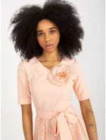 LK SK 506551 šaty.76P broskyňa