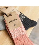 Ponožky Steven art.093 Vzor Vlnené dámske 35-40
