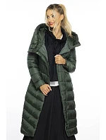 Dámska dlhá bunda s kapucňou Ann Gissy Green (AG1-J9169) Dámska dlhá bunda s kapucňou Ann Gissy Green (AG1-J9169)