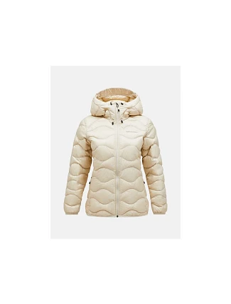 Dámska péřová bunda PEAK PERFORMANCE Helium Down Hood Jacket Women, béžová Dámska péřová bunda PEAK PERFORMANCE Helium Down Hood Jacket Women, béžová