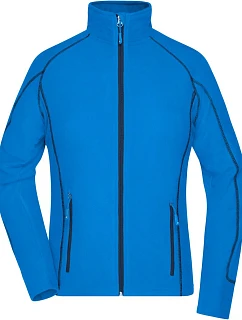 Daiber JN 596 Dámska štruktúrovaná fleecová bunda 02.0596 aqua/navy