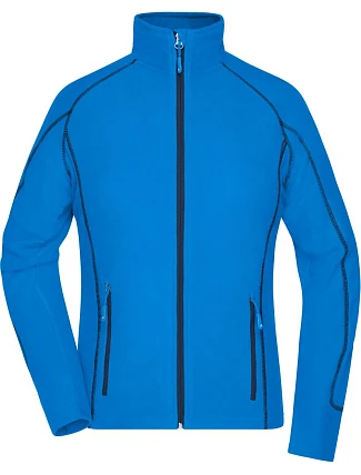 Daiber JN 596 Dámska štruktúrovaná fleecová bunda 02.0596 aqua/navy Daiber JN 596 Dámska štruktúrovaná fleecová bunda 02.0596 aqua/navy