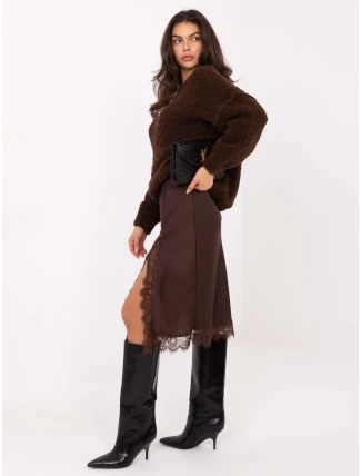 Sukňa MI SD 3275.57 hnedá