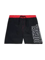 Pánske kúpacie šortky 00SV9U-0PCAU-900 - čierna/červená - Diesel Pánske kúpacie šortky 00SV9U-0PCAU-900 - čierna/červená - Diesel