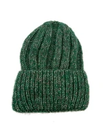 Dámska čiapka 24519 042 Tmavozelené odlesky - P&M