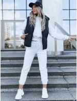 Dámska prešívaná vesta POPLAR black FashionStreet TY3773