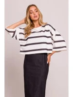 M844 Viacfarebný top s potlačou - model 1