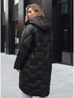 Dámska zimná bunda oversize čierna FashionStreet TY5502