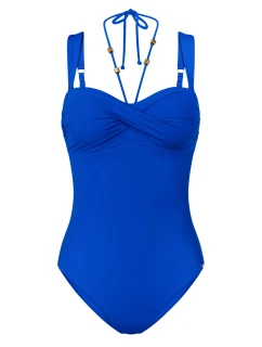 Dámske jednodielne plavky Summer Twist OPD 01 - BLUE - modrá 7446 - TRIUMPH