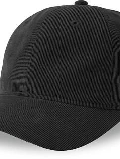 Atlantis Headwear Creep-S 6-panelová manšestrová čiapka 33.0227 čierna