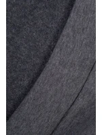 Mikina s kapucňou a nášivkami grafitová