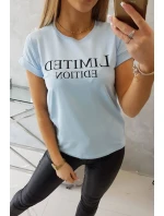 Limitovaná edícia blúzky modrá+čierna