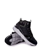 Wysokie Sportowe Męskie Buty Big Star II174223 Czarne