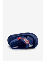 Ľahké detské šľapky s motívom psa Navy Blue Rico Ľahké detské šľapky s motívom psa Navy Blue Rico
