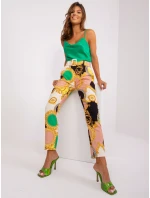 Nohavice DHJ SP 12787D.23X čierna a béžová