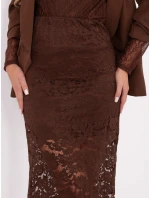 Sukňa MI SD G9137.16P hnedá