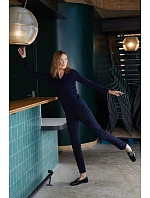 NEOBLU Sullivan Women Dámsky sveter s výstrihom do V 24.3988 night blue NEOBLU Sullivan Women Dámsky sveter s výstrihom do V 24.3988 night blue