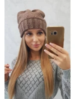 Dámska čiapka Danuta K331 mocca