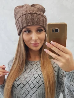 Dámska čiapka Danuta K331 mocca