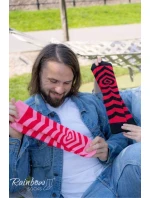 Skarpety COUPLE BOX 2 Pary Pudełko Serce Rainbow Socks