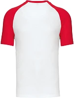 Kariban K 330 Baseballové tričko 20.K330 biele/červené Kariban K 330 Baseballové tričko 20.K330 biele/červené