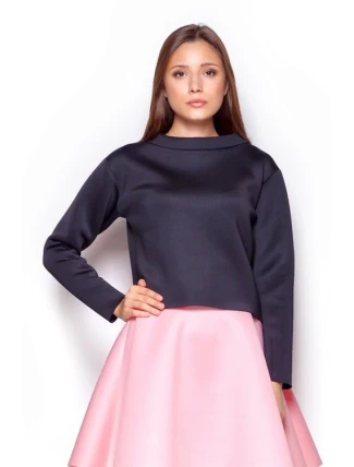 Dámska blúzka M341 black - fígľov