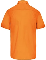 Kariban K 551 Popelínová košeľa „Ace“ s krátkym rukávom 20.K551 oranžová