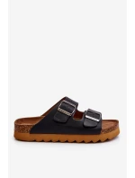 Klasyczne Damskie Klapki Big Star LL274477 Czarne