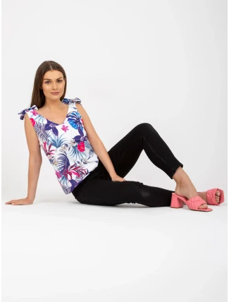 Dámsky top WN TP 1482 4.67 biely a tmavomodrý Dámsky top WN TP 1482 4.67 biely a tmavomodrý