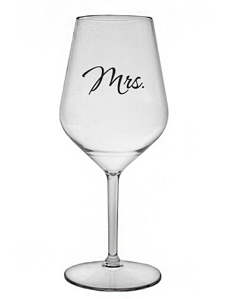 MRS. - číry nerozbitný pohár na víno 470 ml